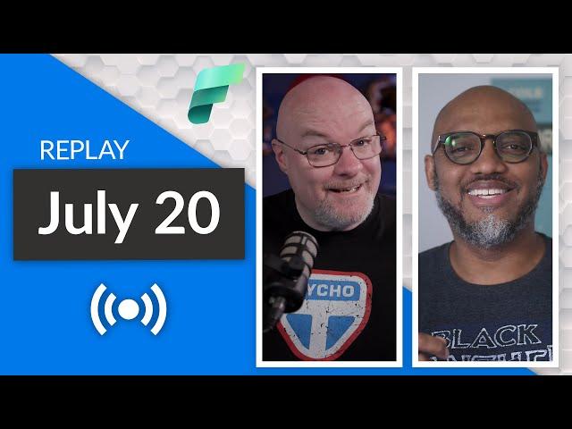 REPLAY Microsoft Fabric / Power BI Q&A - LIVE (July 20, 2024)