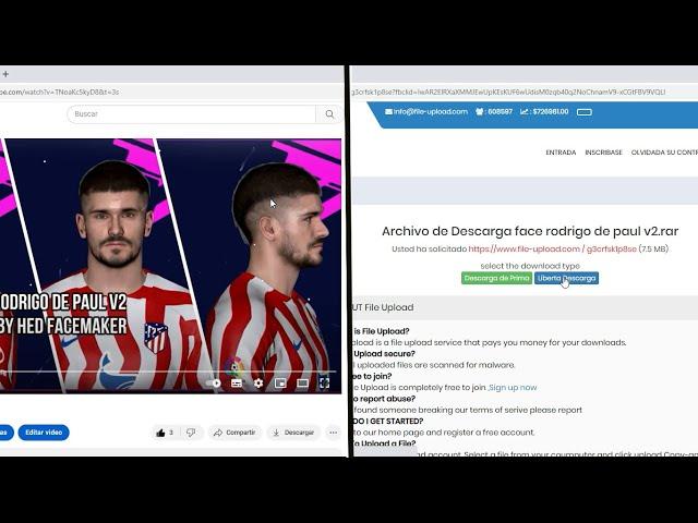 PES 2017 -  HOW TO DOWNLOAD FACES FROM FILE UPLOAD