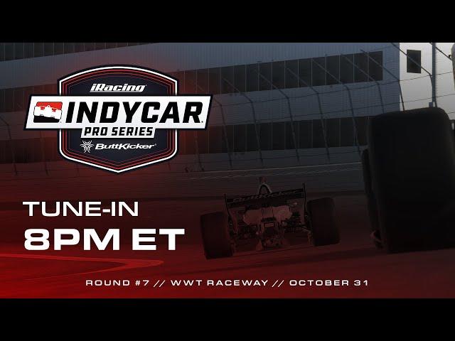 INDYCAR ButtKicker iRacing Pro Series | Round 7 at World Wide Technology Raceway