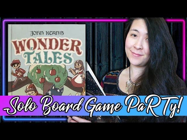 Wondertales  | Solo Board Game PaRTy!!! (Playthrough and Review/ Tutorial, yup!) 