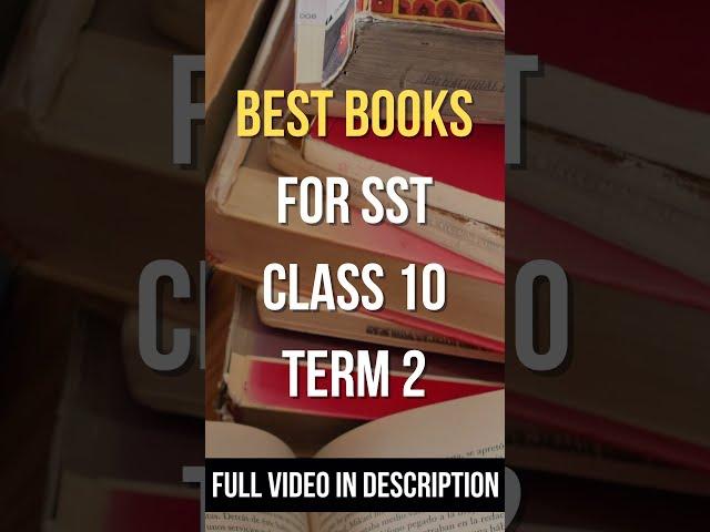 best reference books for class 10 cbse sst term 2