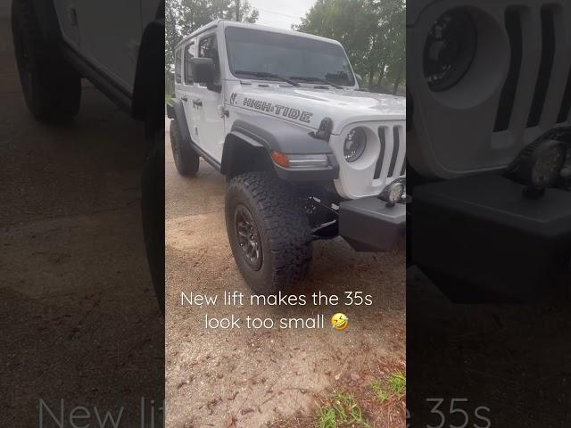 New lift means new tires ‍️ #jeepwrangler #jeep #offroad #offroad4x4 #4x4 #offroading