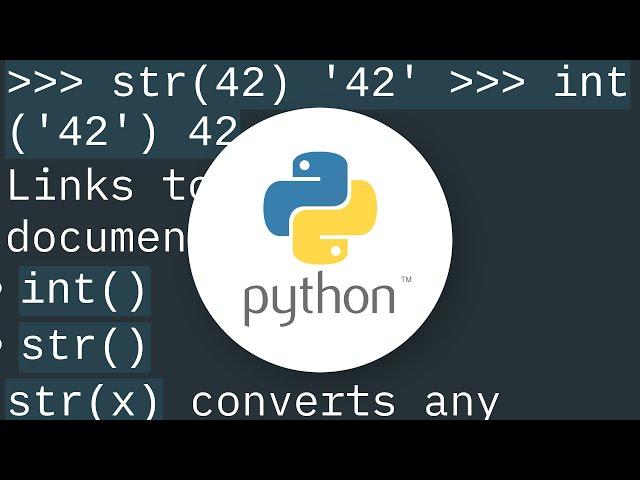 Convert integer to string in Python