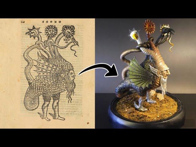 Sculpting a 16th Century ALCHEMY DRAGON!