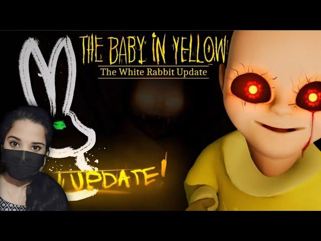 The Baby in Yellow White Rabbit - Full Horror Gameplay | Mask Girl Gaming #2