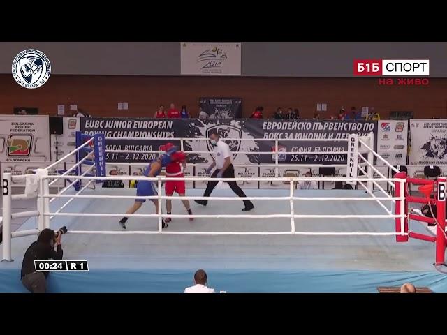 Чемпионат Европы Болгария EUBC Junior SOFIA 2020 Финал Крамаренко Анастасия