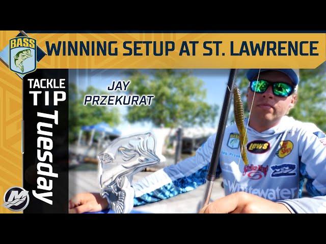 Jay Przekurat's winning setup at the St. Lawrence River