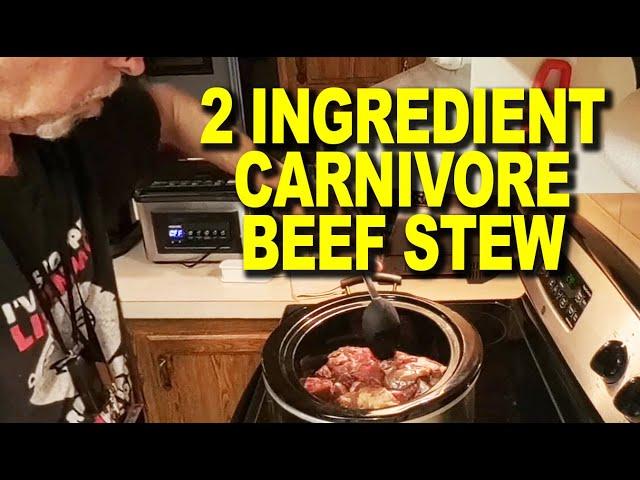 Carnivore BEEF STEW! Cheap, Simple, & DELICIOUS! You will love this!