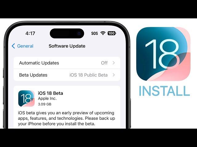 iOS 18 Public Beta Released - How to Install!