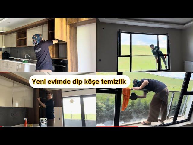 Yeni Evimde Dip Köşe Temizlik yaptık