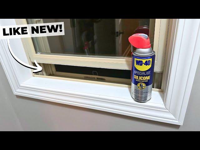 Fix Those Annoying Squeaky Doors and Sticky Windows...FAST!