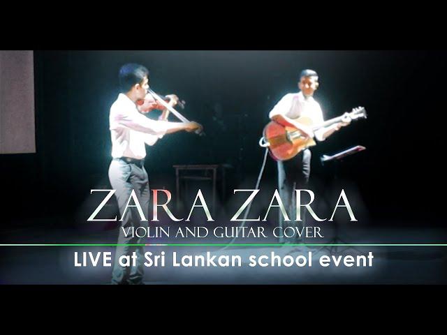 ZARA ZARA Violin & Guitar | LIVE at Sri Lankan school event | SachithDS