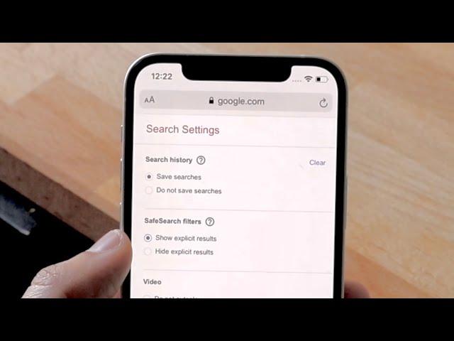 How To Turn Off Safe Search On iPhone!