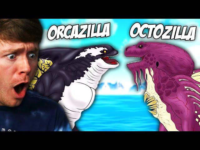 Reacting to ORCAZILLA vs OCTOZILLA in the ULTIMATE FIGHT