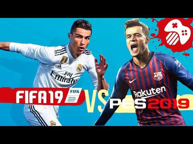 FIFA 19 против PES 2019