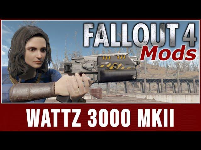 Fallout 4 Mods - Wattz 3000 mkII Laser gun