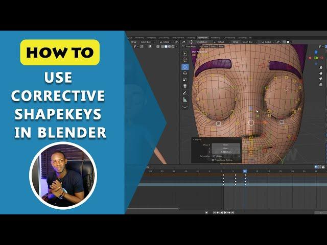 How To Use Corrective Shapekeys in Blender 2.9