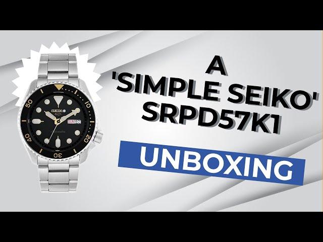 Budget Watch Reviews - Seiko SSRPD 57K1 Unboxing: The simplest of SEIKO's?