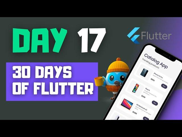 Day 17 - Beautiful UI | Vx #30DaysOfFlutter