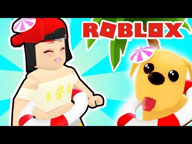 Пошла на ПЛЯЖ в Роблокс Адопт МИ - Новое обновление в Roblox Adopt me Summer челлендж