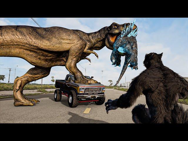 Most Dramatic T-Rex Attack | T-Rex Vs Godzilla | Jurassic World 4 Dinosaur Fan Movie | Teddy Chase