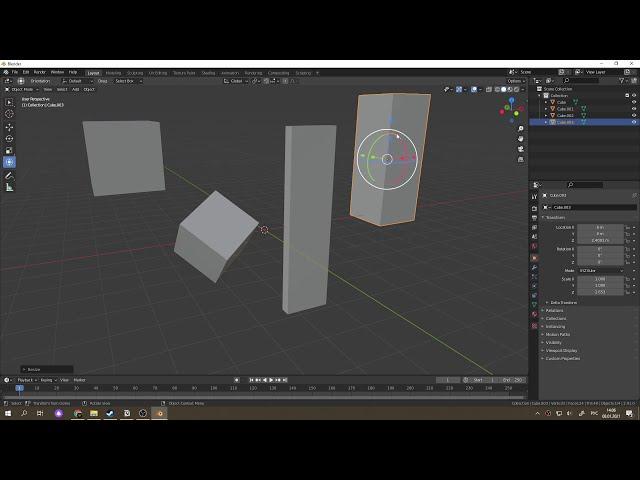 Blender 2.91 Панель инструментов