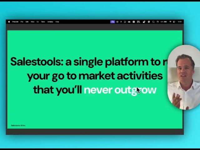 AI SDR presentation by Salestools