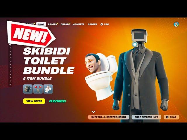 Skibidi Toilet is in Fortnite…