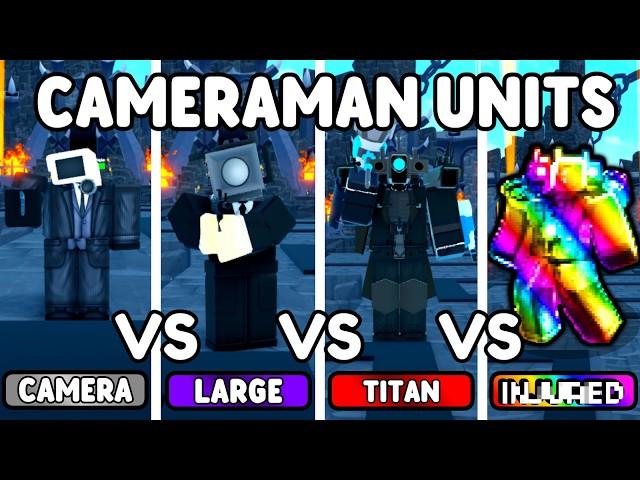 EVERY CAMERAMAN VERSION VS ENDLESS MODE (Toilet Tower Defense)