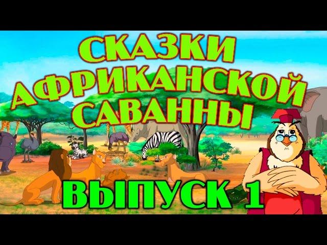 Сказки африканской саванны| Уроки тетушки Совы | Сборник 1 | Развивающий мультфильм для детей