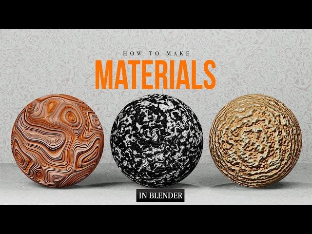 How to Create Materials in a blender | TechPrimz |