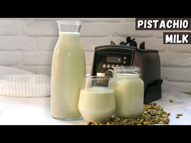 Pistachio Milk || How To Make Pistachio Milk At Home || Plant-based Milk || Lactose-free Milk