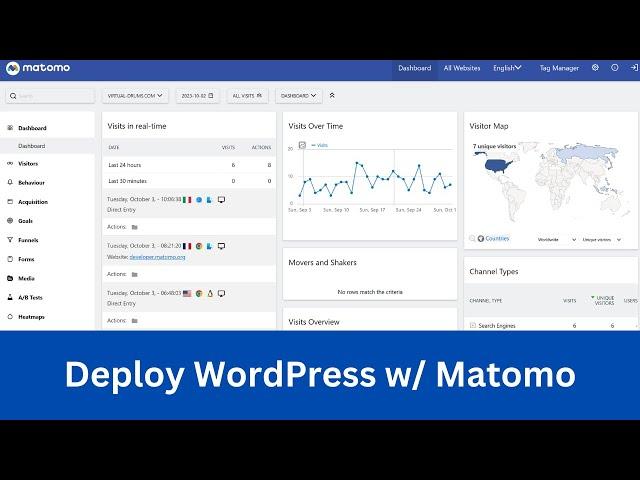 Expert Series : Deploy WordPress w/ Matomo on AWS