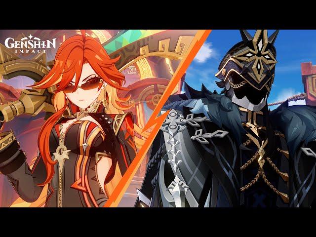 Cutscene Animation: "Clash of Frost and Flame" | Genshin Impact #Cutscene #Animation #GenshinImpact