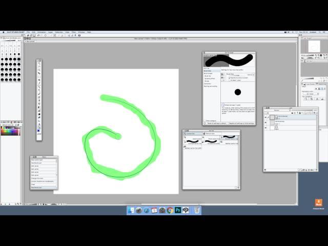 Clip Studio Paint : How To Use Vector Strokes /  Layers Tutorial | Graphicxtras