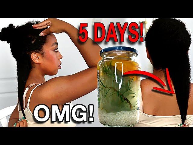 THE MOST POWERFUL RICE WATER FOR EXTREME HAIR GROWTH! | HOW TO MAKE RICE WATER FOR SUPER HAIR GROWTH