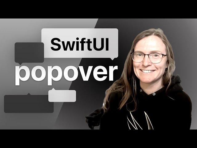 How to work with SwiftUI Popovers and Popups