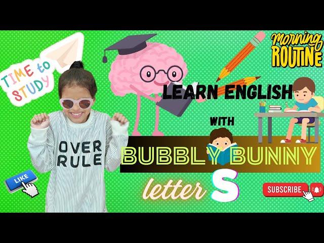 Sensational Letter S Safari | Learn English with Bubbly Bunny #kids #kidsvideo #shorts