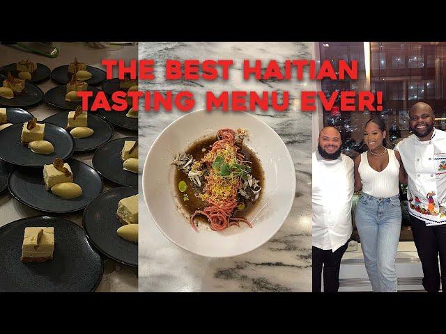 The BEST HAITIAN FOOD EVER! Chef Sebastien Tasting Menu | The Haitian Croissant