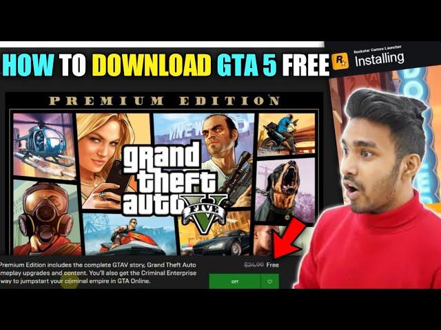 HOW TO DOWNLOAD GTA 5 FOR PC FREE || GTA V DOWNLOAD TECHNO GAMERZ