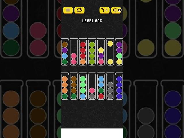 Ball sort puzzle level 693 #ballsortpuzzle