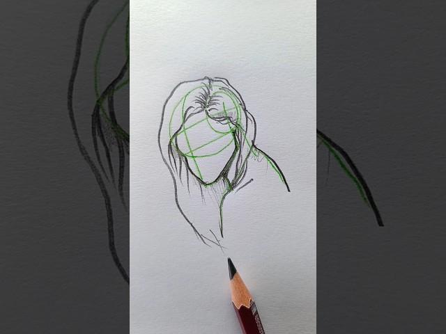 How to Draw a Cute Girl Face Step-by-Step (Beginner Friendly) #art #foryou #shorts #drawing #sketch