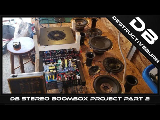 DIY Stereo Boombox Project 1 Part 2 - Sound Test & Update