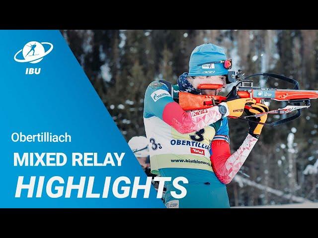 IBU CUP 21/22 Obertilliach Mixed Relay Highlights