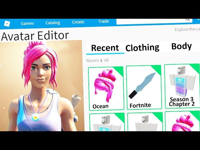 MAKING FORTNITE OCEAN SKIN a ROBLOX ACCOUNT (Season 3 Chapter 2 Battle Pass)