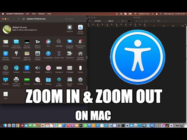 How to ZOOM IN AND OUT On Your Mac Screen - Enable Screen Zoom Feature on MacOS