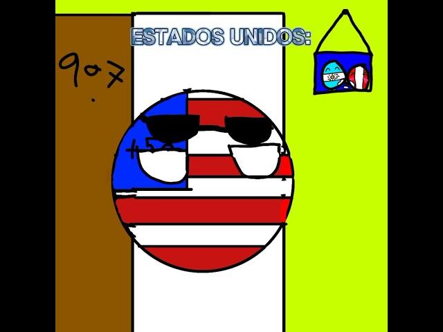 Venezuela y Estados Unidos #humor #countryballs #ibispaintx @Sr.country_oficialEE