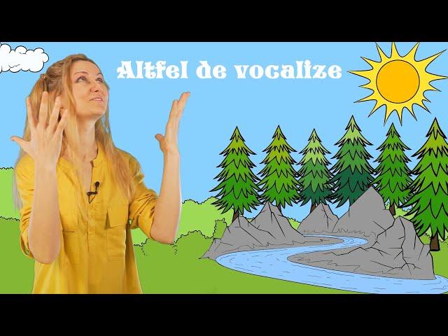 Cursuri de canto: Încălzire vocală - Vocalize - Muzică și Mișcare / Educație muzicală