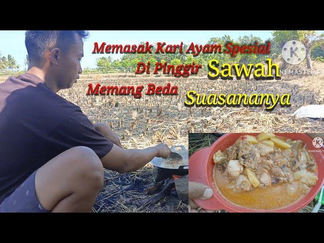 Memasak Kari Ayam Spesial Di Pinggir Sawah | ala Daeng timung