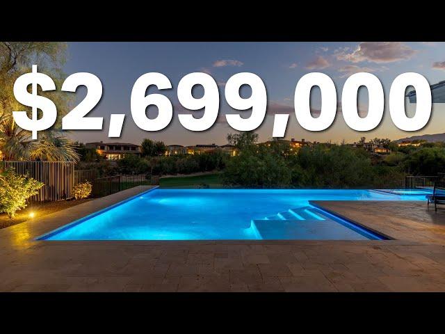 $2.699 Million Dollar Home with Infinity Pool | 11473 Glowing Sunset Lane | Red Rock Country Club